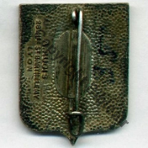 ALCYON  TORPILLEUR L.ALCYON 1929.54 ANCRES ROUGES  A.AUGIS ST.BARTH LYON 3Li Bol allonge Granuleux Src.historia.collection2a 11Eur(x2) 